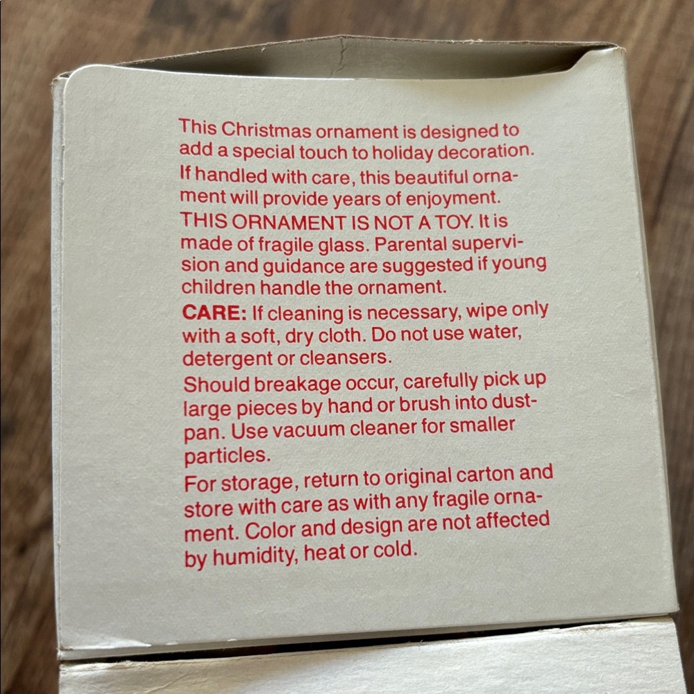 Schmid Paddington Bear The Night Before Christmas 1982 Ornament - Picture 3 of 6